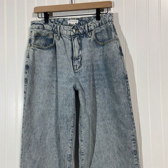 Good American 90s Loose Jeans Women’s 2 / 26 Blue High Rise Baggy Straight Denim - Picture 3 of 7